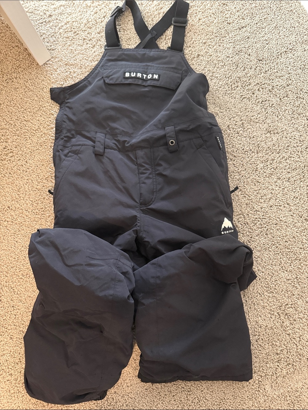 Burton Black Kids Ski Bib
